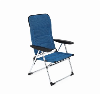 High Quality 5 Position Adjustable Portable Aluminum Lightweight Outdoor Folding Camping Chair With Armrest